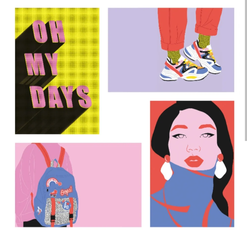 Ikea Yllevad Oh My Days Art Prints Kicks & Fashion